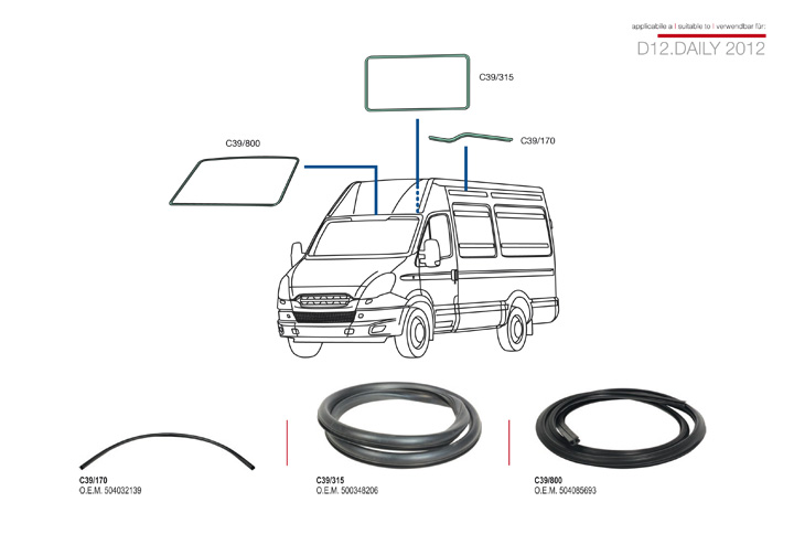 ricambi iveco daily 2012