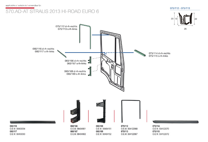 ricambi iveco stralis at ad hiroad 2013