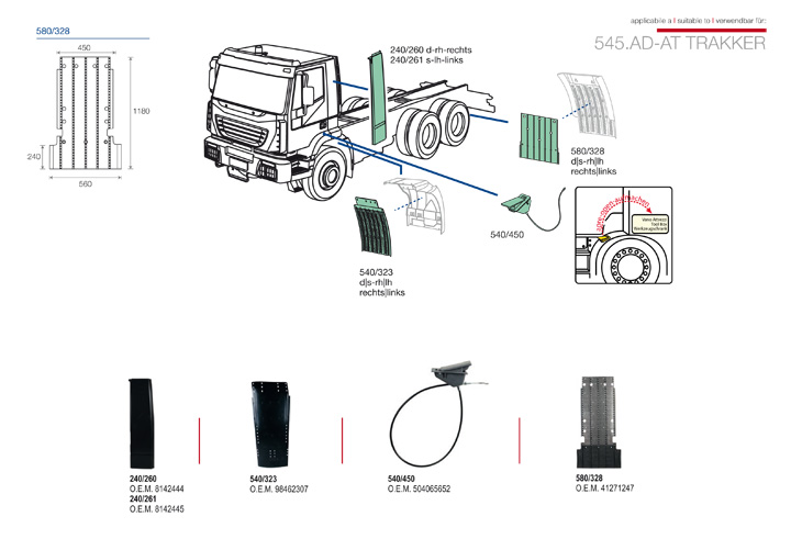 ricambi iveco trakker 2003