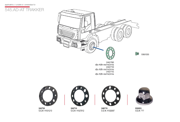 ricambi iveco trakker 2003
