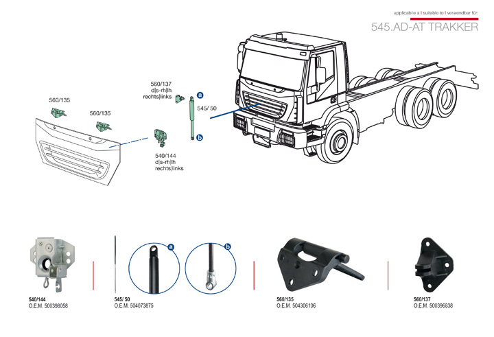 ricambi iveco trakker 2003