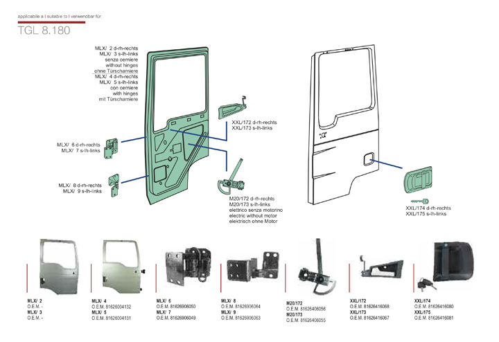 ricambi man tgl 8.180