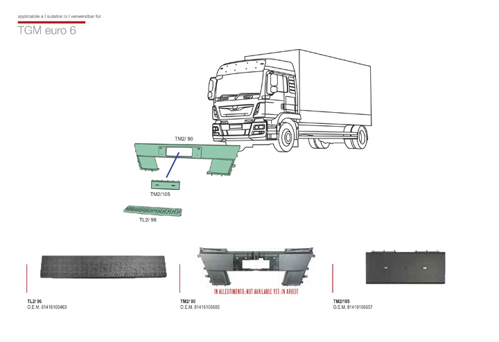 ricambi man tgm euro 6