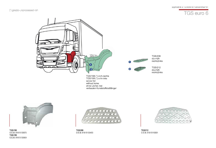 ricambi man tgs euro 6