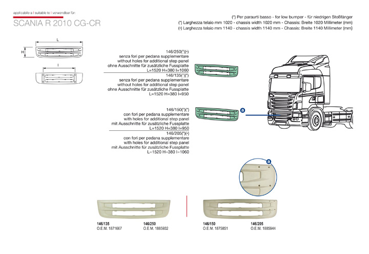 ricambi scania r 2010