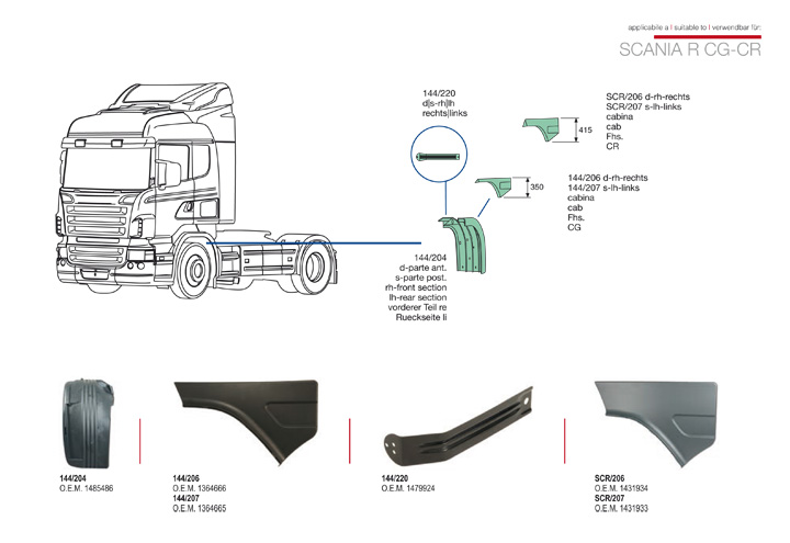 ricambi scania r