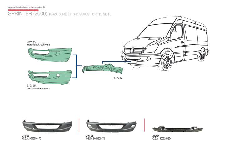 ricambi mercedes sprinter 2006