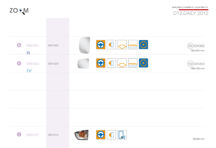 ricambi iveco daily 2012