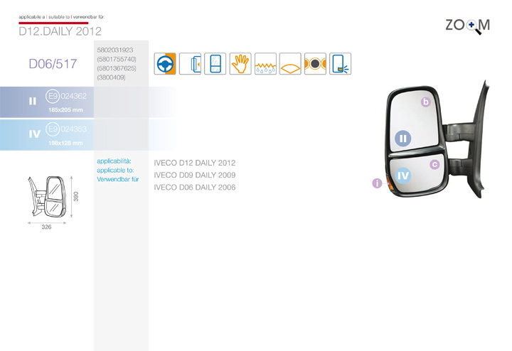 ricambi iveco daily 2012