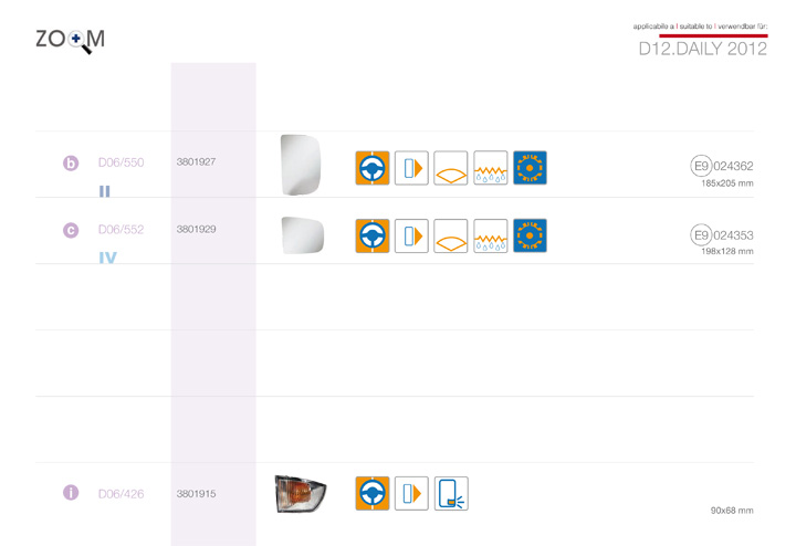 ricambi iveco daily 2012