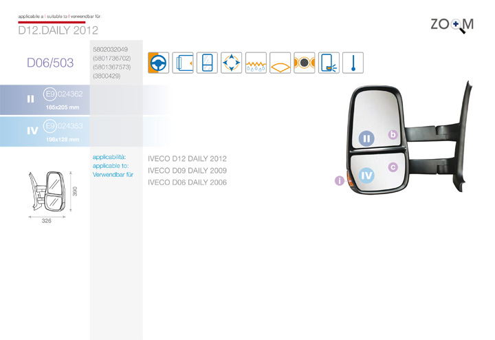 ricambi iveco daily 2012