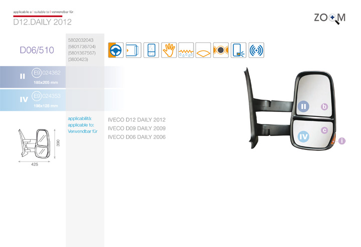 ricambi iveco daily 2012