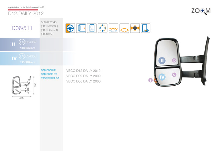 ricambi iveco daily 2012
