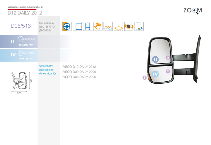 ricambi iveco daily 2012
