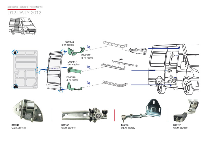 ricambi iveco daily 2012