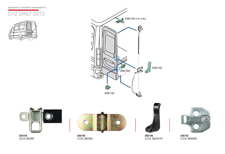 ricambi iveco daily 2012