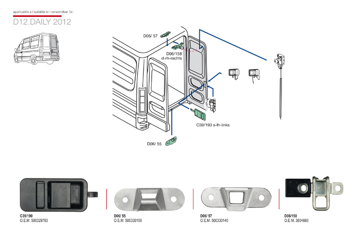 ricambi iveco daily 2012