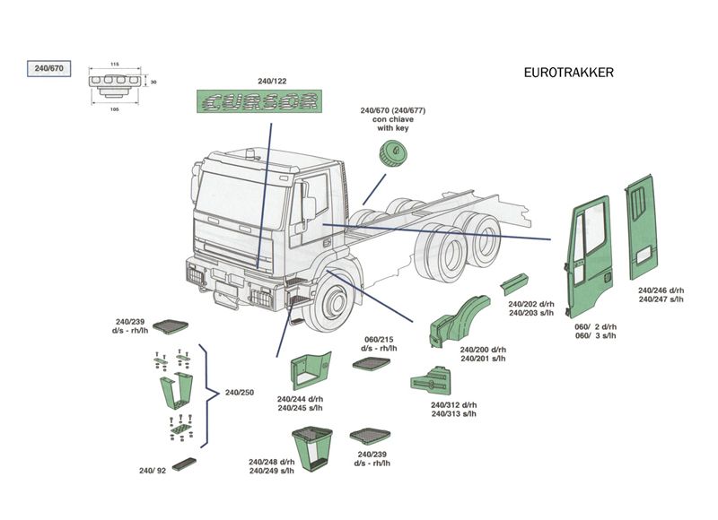 Ricambi cabina Iveco Eurotrakker_2
