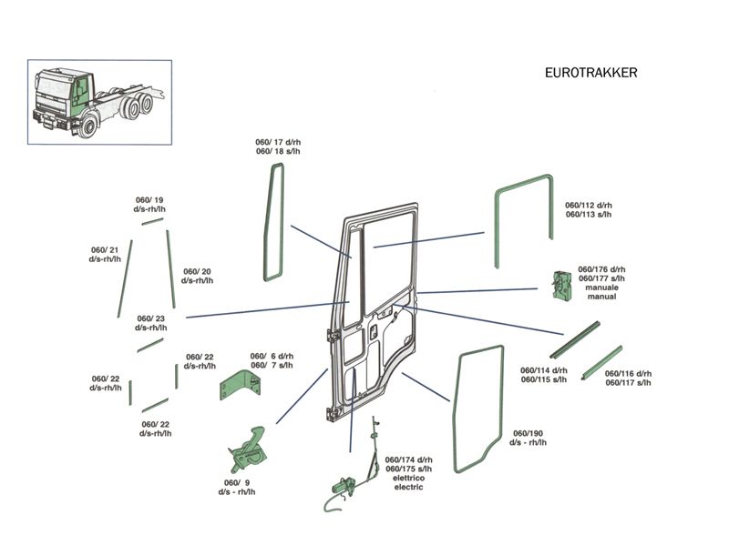 Ricambi cabina Iveco Eurotrakker_4