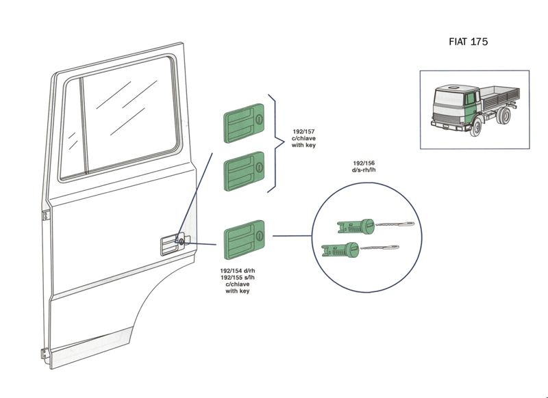 Ricambi cabina Iveco Fiat 175_3