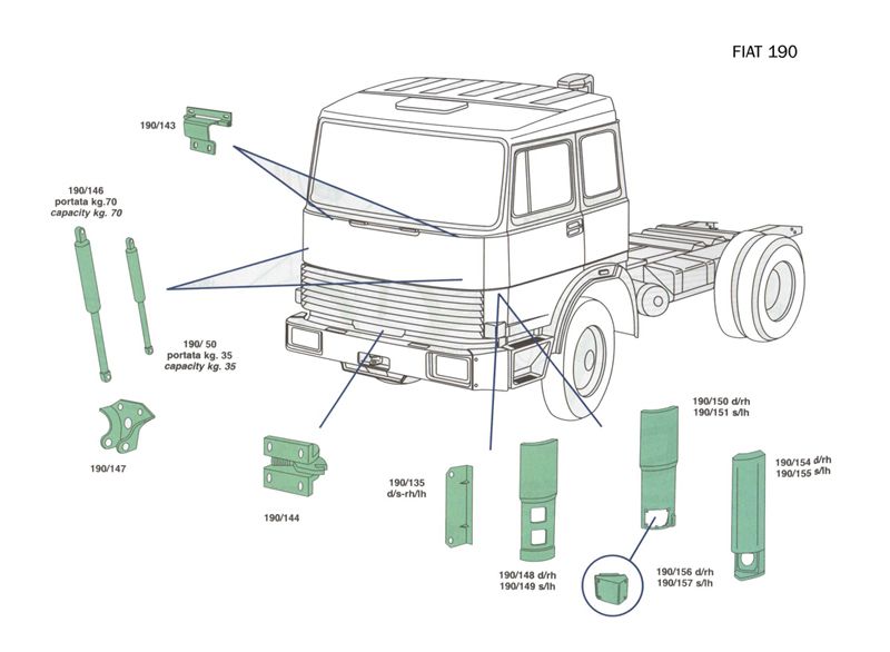 Ricambi cabina Iveco Fiat 190_2