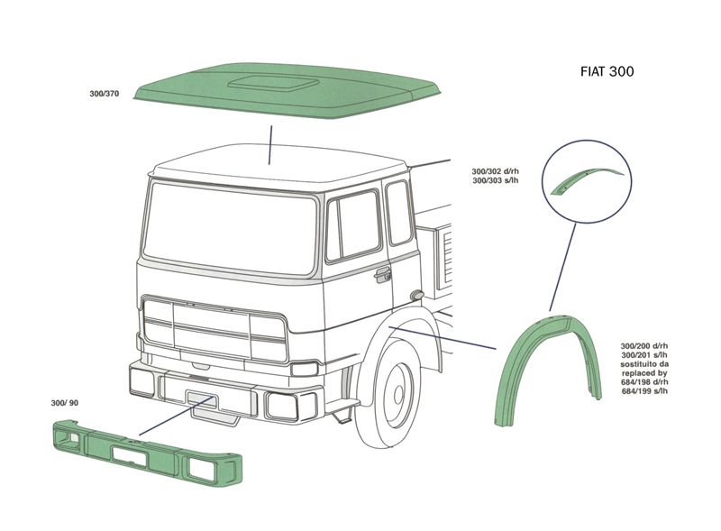Ricambi cabina Iveco Fiat 300_1