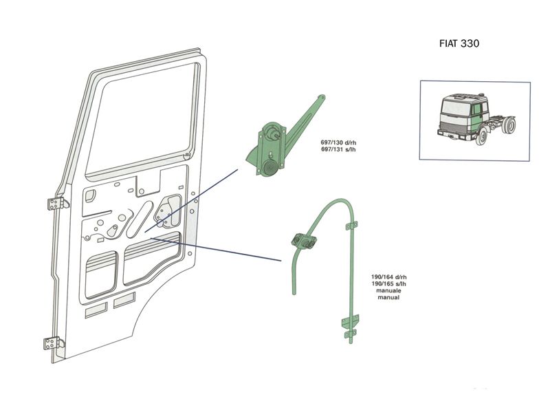 Ricambi cabina Iveco Fiat 330_5