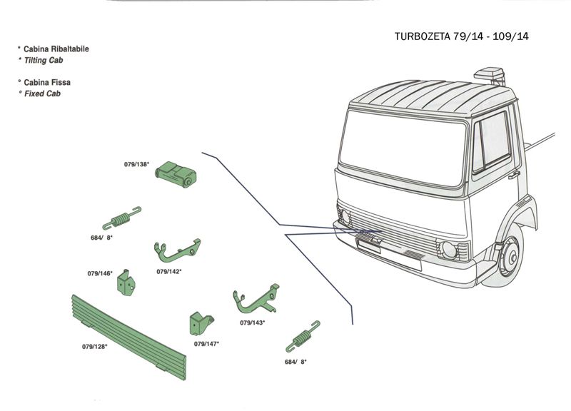 Ricambi cabina Iveco Turbozeta 79/14 180/14_1