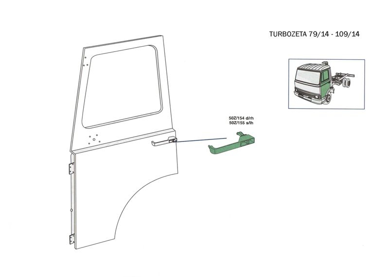 Ricambi cabina Iveco Turbozeta 79/14 180/14_4