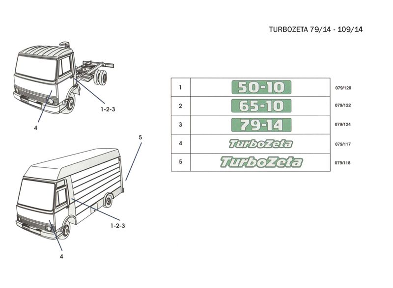 Ricambi cabina Iveco Turbozeta 79/14 180/14_6