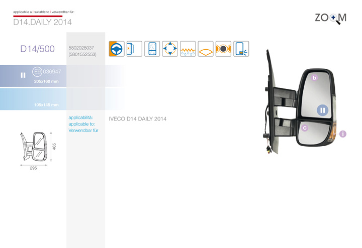 ricambi iveco daily 2014