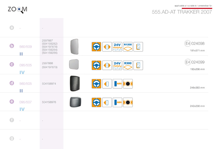 ricambi iveco trakker at ad 2007