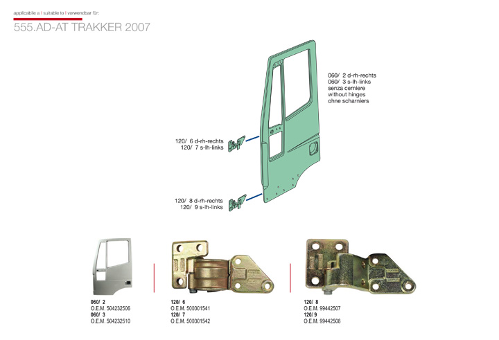 ricambi iveco trakker at ad 2007