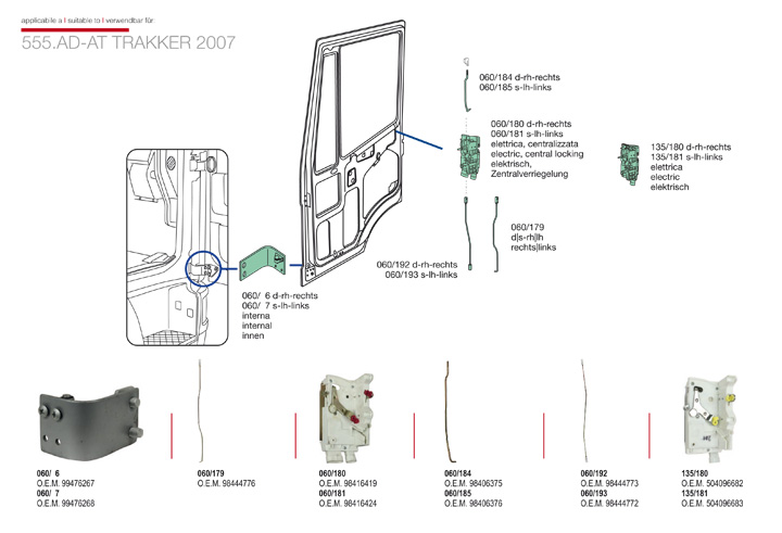 ricambi iveco trakker at ad 2007