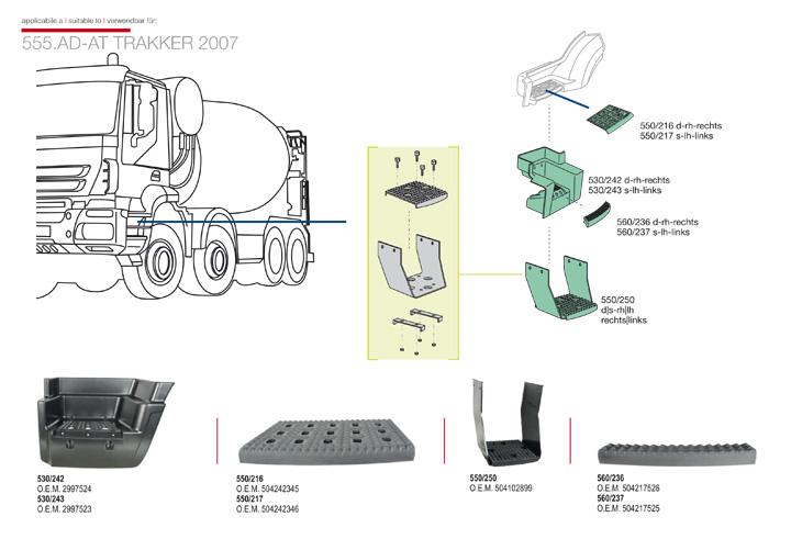 ricambi iveco trakker at ad 2007