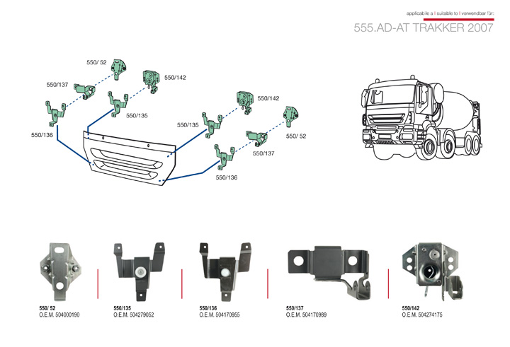 ricambi iveco trakker at ad 2007