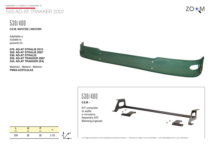 ricambi iveco trakker at ad 2007