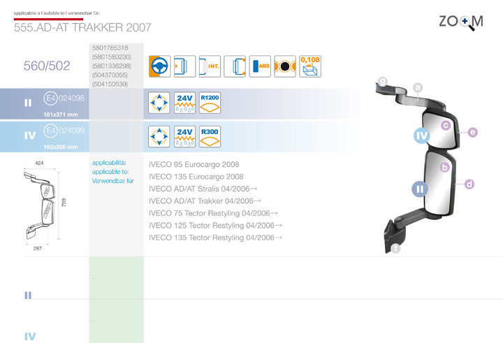 ricambi iveco trakker at ad 2007