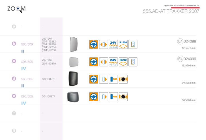 ricambi iveco trakker at ad 2007
