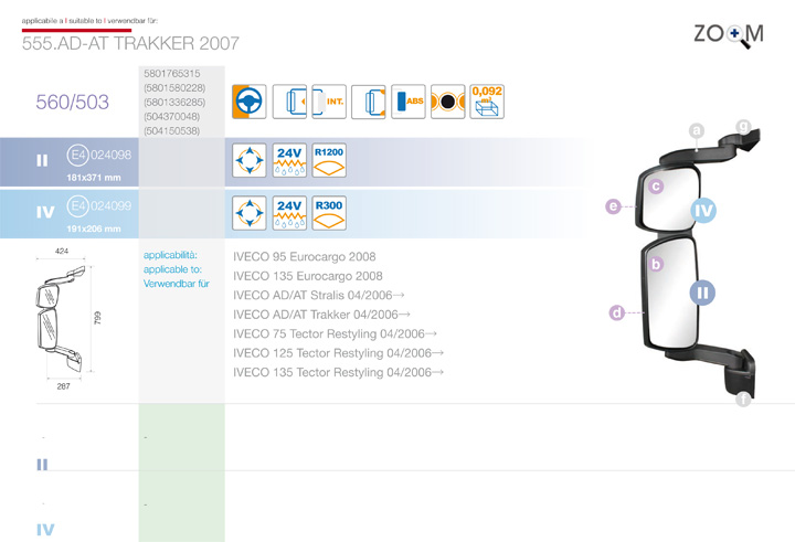 ricambi iveco trakker at ad 2007